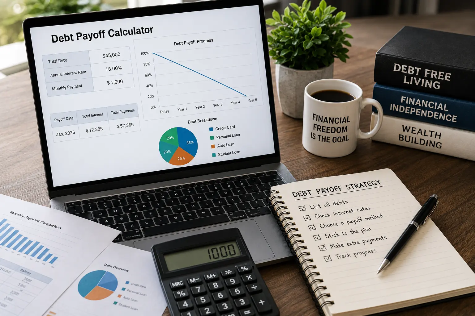 Debt Payoff Calculator Strategies For Faster Results