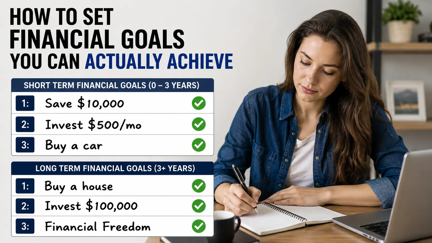 How To Set Financial Goals You Can Actually Achieve